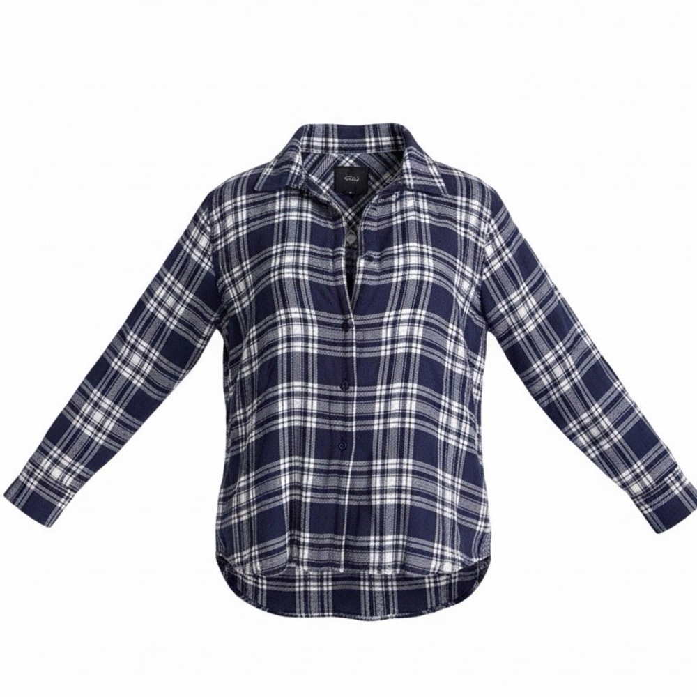 Rails Soft Plaid Pajama Top sz M
